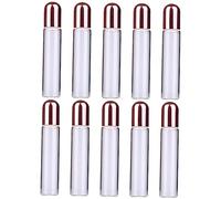 VICASKY 10 Pack Essential Oil Glass Bottles Roller 3ml Leakproof Perfume Dispensers for Aromatherapy Cosmetics Travel Size