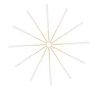 VICASKY 10 Packs Precision Tip Applicator Sticks for Skincare Liquids Thickened for Accurate Facial Makeup and Microblading Professional Single Use Beauty Tools