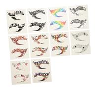 VICASKY 10 Pairs Eyeliner Stickers Adhesive Eye Makeup Decals Temporary Shimmer Shadow Enhancers for Halloween Party and Daily Use Easy to Apply for and Charm