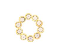 VICASKY 10 Pcs 29Mm Copper Piezo Disc Pickups for Acoustic Instrument Pickups, Microphones, Drums and Guitar Accessory, Piezoelectric Transducer Elements