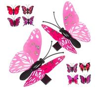 VICASKY 10 Pcs Purple Butterfly Hair Clips Wings Unique Hair Accessories for Teen Stylish Party Decor Suitable for Various Hairstyles