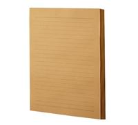 VICASKY 100 Sheets Vintage Kraft Writing Paper A5 Size 100 Sheets Khaki Colour Single-Sided Lined Letter Papers for Festivals and Poems Suitable for Expressing Emotions with Elegant