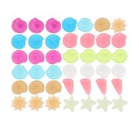 VICASKY 1000pcs Glow in the Dark Pebbles for Aquarium, Luminous Plastic Stones 1.5cm Shell Resin Glow Rocks for Fish Tank Garden Decoration