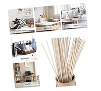 VICASKY 100pcs Aromatherapy Rattan Scented Natural Sticks Diffuser Vine Fragrance Incense Rattan Stick Bathroom Air Fresheners for Office Essential Oil Reeds Bedroom Air Freshener Wooden