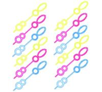 VICASKY 100Pcs Bubble Blower Fun Outdoor Bubble Maker Wands Plastic Blower for Teens Random Color Random Color