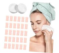 VICASKY 100pcs Cotton Compressed Face Towels Disposables for Travel Quick Dry Compact Soft Portable Face Wash Sheets Mini Towels for Camping Outdoor