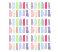 VICASKY 100pcs Cotton Finger Covers Breathable Working Finger Protectors Reusable Elastic Simple Fingertip Guards for Hand Safety and Cut Prevention