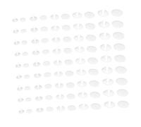 VICASKY 100pcs Flexible Plastic Doll Joints DIY Crafting Skeleton Connectors for Plush Bears and Action Figures Articulated Ball Socket Parts for Handmade and Figure Models