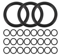 VICASKY 100pcs Guitar Pick up Knob O Rings Rubber Wear-resistant Stable Installation Black Sealing Gaskets for Electric Guitar Music Competition