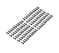 VICASKY 100pcs Guitar Pickguard Screws Black Double Socket Head Plate Screws Self Tapping for Bass