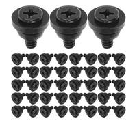 VICASKY 100pcs Hard Disk Shock Absorption Mounting Screws for Solid-state Drive and Mechanical Hard Drive, Iron Material with Reliable Mounting and Vibration Dampening, Computer Repair