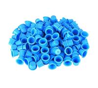 VICASKY 100PCS Medium Ink Caps, Disposables Tattoo Ink Cups Pigment Makeup Containers Cups for Tattoo Eyelash Eyebrow Makeup Kit Supplies