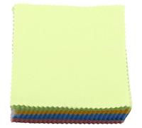 VICASKY 100pcs Microfiber Knitted Fabric Cleaning Cloths for Glasses and Camera Lenses, Absorbent Small Eyeglass Cleaning Cloths for Personal and Business Use, Soft and Scratch-Free Wipes