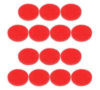 VICASKY 100pcs Mini Aroma Cotton Pads for Essential Oil Diffusers and Aroma Supplies, Red round Refill Pads with Versatile Application and Durability, for Car and Home Aromatherapy