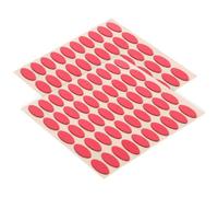 VICASKY 100pcs Mouse Foot Pad Stickers for Gaming Mice with Curved Edge and Microtextured Smooth Surface for Smooth Movement and Effortless Installation for Office and Video Editing