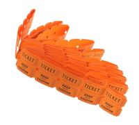 VICASKY 100Pcs Raffle Tickets for Events Bright Colored Tickets for Carnival Drawings Prizes Easy to Read Design for School Church Fundraisers