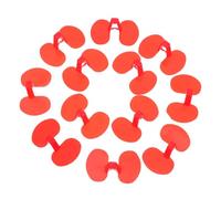 VICASKY 100pcs Red Chicken Goggles Large Hen Peepers Pecking Eye Glasses for Rooster Fighting Control Poultry Farming Equipment