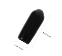 VICASKY 100pcs Rubber End Caps for Headbands, 7mm Large DIY Hair Hoop Replacement Covers, Hair Clasp Ending Parts for Headwear Repair and Crafting