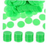VICASKY 100pcs Solid Color Bingo Chips Counting Tokens for Math Learning Sorting Grouping and Games