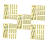 VICASKY 100pcs Ukulele Fingerboard Guide Sticker Fretboard Marker Label Guitar Scale Sticker for Practice Beginners Note Sign for Starter Guitar Learning Tool