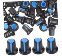 VICASKY 100pcs Volume Control Knobs Potentiometer Knob for Electric Guitar Easy to Install Stylish Design Replacement Accessory for Guitarists