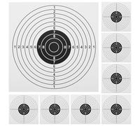VICASKY 100pcs White Paper Archery Target Sheets Precision Decals for Shooting Practice Range Gear and Target Accessories
