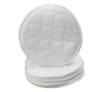 VICASKY 100pcs White Three-Layer Breast Pads Washable Breastfeeding Pads for Postpartum Mother Overflow Protection