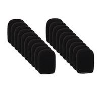 VICASKY 100pcs Windproof Microphone Sponge Covers for Lapel Microphone Professional Mic Protective Cover for Recording and Live Performance