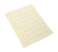 VICASKY 100sheets Music Composition Staff Paper Refill of Practical Manuscript Paper for Notating Scores Exercises and Melodies for Musicians and Educators