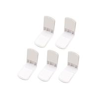 VICASKY 10pc Boy Girl Safety Cabinet Locks Eco-Friendly Adhesive Latches for Boy Girl Easy Install Drawer and Cupboard Lock Durable White Corner Protection for Proofing