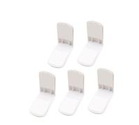 VICASKY 10pc Child Safety Cabinet Locks Right Angle Sticky Latches Baby Proofing Drawer Locks White for Kitchen Cupboard Boys and Girls Protection