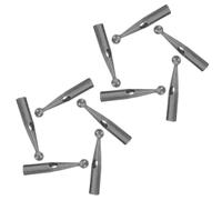 VICASKY 10PCS 2mm Umbrella Tail Beads, Metal Folding Umbrella Tips Replacement Parts Universal Parasol Cover Head Beads for Repair and Maintenance