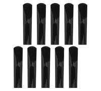 VICASKY 10Pcs Alto Saxophone Reeds 2.5 Strength Synthetic Sax Reeds Replacement Parts for Beginner and Jazz Performance, Alto Saxophone Accessories for Repairs and Practice