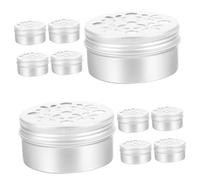 VICASKY 10pcs Aluminum Dog Scent Training Boxes with Perforated Lids for Nose Work Sniffle Containers for Canine Scent Detection and Snuffle Skill Development