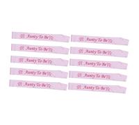 VICASKY 10pcs Boys Shower Decorations Boys and Girls Party Invitations Fun Decor Sashes for Birthday