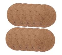 VICASKY 10pcs Breathable Pigeon Nest Pads Natural Nesting Material Bird Nest Pad Palm