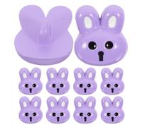 VICASKY 10pcs Bunny Shaped Buttons for Made of Sturdy Resin, Versatile Use and Easy Installation, for Daily Wear and Easter Decoration Crafts