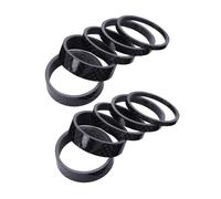 VICASKY 10pcs Carbon Stem Spacer Handlebar Spacers Bike for Front Fork Lightweight Bike Stem Washer Headset Kit Carbon Fiber Parts Fork Steerer Headset Black