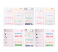 VICASKY 10pcs Cartoon Bandages Breathable Non-Stick Material, Adhesive Wounds Protector Stickers for Hands and Foot, for Wound Care Lovely Patterns