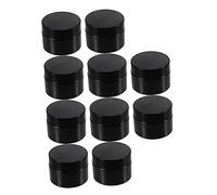 VICASKY 10pcs Durable Cosmetic Jars for Face Cream Eye Cream Refillable Sub Packaging Containers with Reliable Lid Design for Travel Daily Use