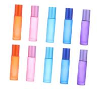 VICASKY 10pcs Essential Oil Perfume Roller Ball Bottle Shampoo Atomiser Leakproof Travel Perfume Flask