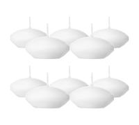 VICASKY 10pcs Floating Candles- White Tealight Candles for Centerpieces, Wedding Party Pool Bathtub, Dinner Decor, Valentine's Day, SPA, Long Burn Clean Wax