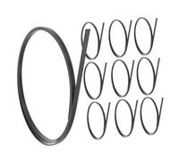 VICASKY 10pcs Guitar Binding Strips Black Abs Edging Trim 1650 * 6 * 1.5mm Decorative Inlays for Acoustic and Classical Guitars Easy Installation