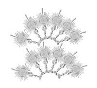 VICASKY 10pcs Holy Light Topper Decorations for Religious Parties Vintage Religion Ornaments Photography Props Sturdy Material for Church Events Versatile Cake Decor Multipurpose Use