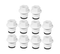 VICASKY 10pcs Hot Water Bottle Caps with Hex Stopper Plugs and Double Seals Rubber Hot Water Bag Lids Replacement