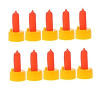 VICASKY 10Pcs Lamb Feeding Bottles with Silicone Nipples Portable Milk Bottles for Newborn Livestock Safe Feeding Tools for Sheep Piglets and Calves