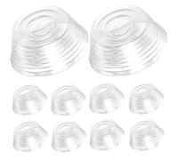 VICASKY 10pcs Large Plant Pot Tray Plastic Planter Saucer for Ceramic Pots Flowerpot Indoors Prevents Sliding and Surface Staining for Indoor Gardening