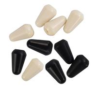VICASKY 10pcs Level Guitar Plastic Caps Guitar Switch Tip Witch Hat Knobs Accessories