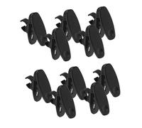VICASKY 10pcs Mike Clip Lapel Mic Holder Clips Rotatable Easy to Use Sleek Modern Plastic Stylish for Podcast Interview