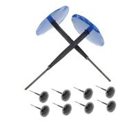 VICASKY 10pcs Mushroom Tire Repair Nails Rubber Screw Plug Kit for Car Motorcycle Truck Tractor Self-service Flat Tire Puncture Repair Tool with Strong Airtight Seal and Compact Portable